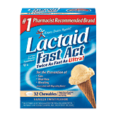 Lactaid Fast Act lactase enzyme supplement chewables Full-Size Picture